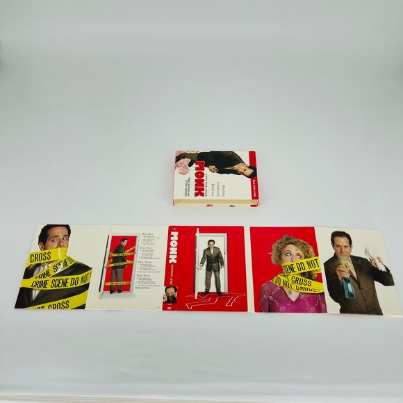 Monk - The Complete First Season (DVD, 2002, 4-Disc Set) - Good Used Condition - Picture 11 of 11